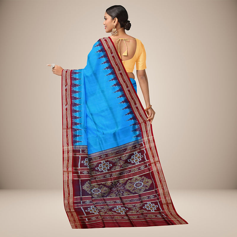 Nuapatna  Silk  Handwoven Saree