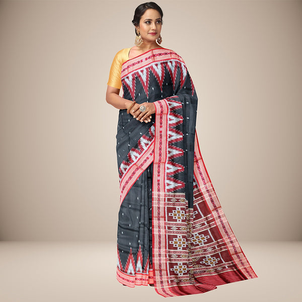 Nuapatna  Silk  Handwoven Saree