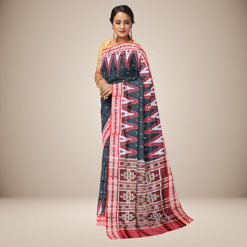 Nuapatna  Silk  Handwoven Saree