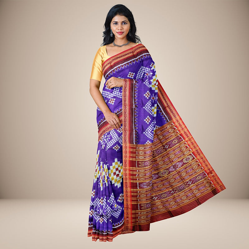 Nuapatna  Silk  Handwoven Saree