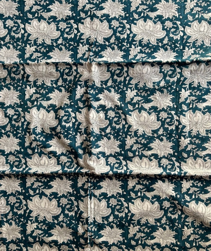 Sanganer Handblock Printed Yardage Fabric