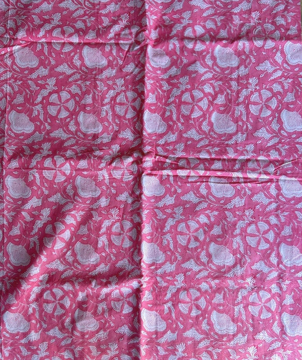 Sanganer Handblock Printed Yardage Fabric