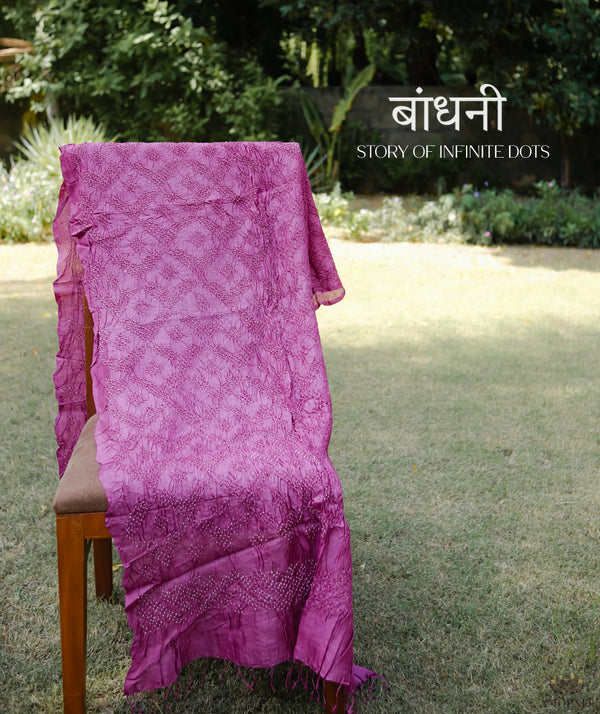 Bandhani  Silk Dupatta