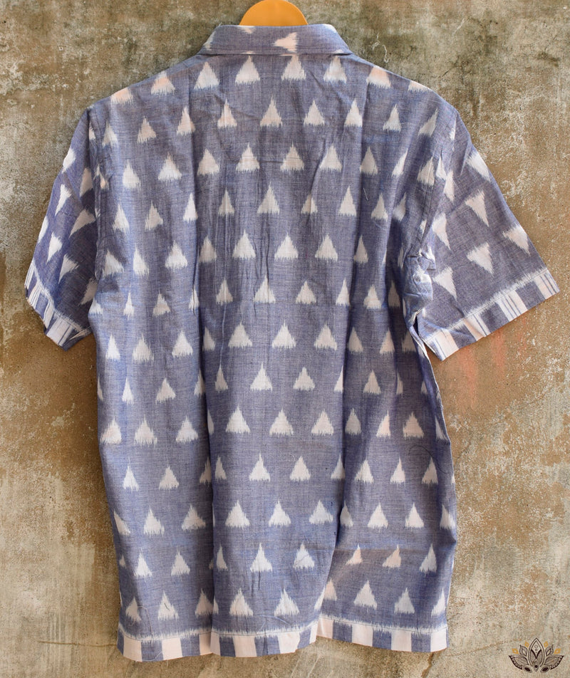 Handwoven Ikat Men's Shirt