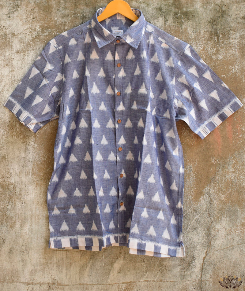 Handwoven Ikat Men's Shirt