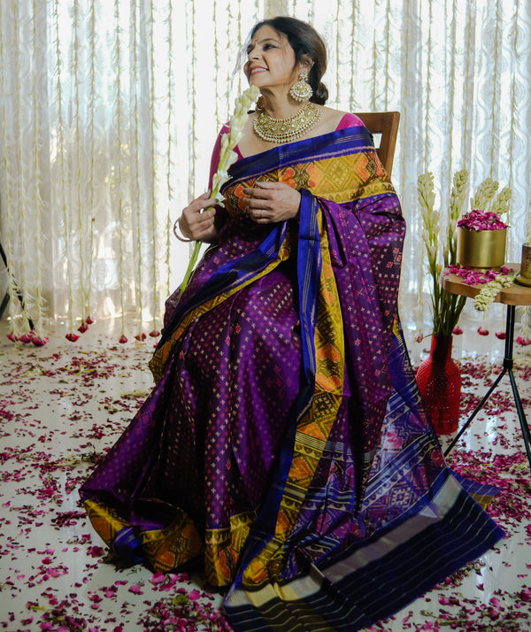 Silk Single Ikat Patola Saree
