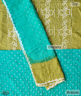 BANDHANI COTTON SUIT PIECE