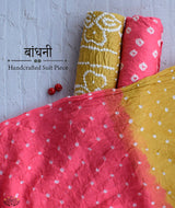 BANDHANI COTTON SUIT PIECE