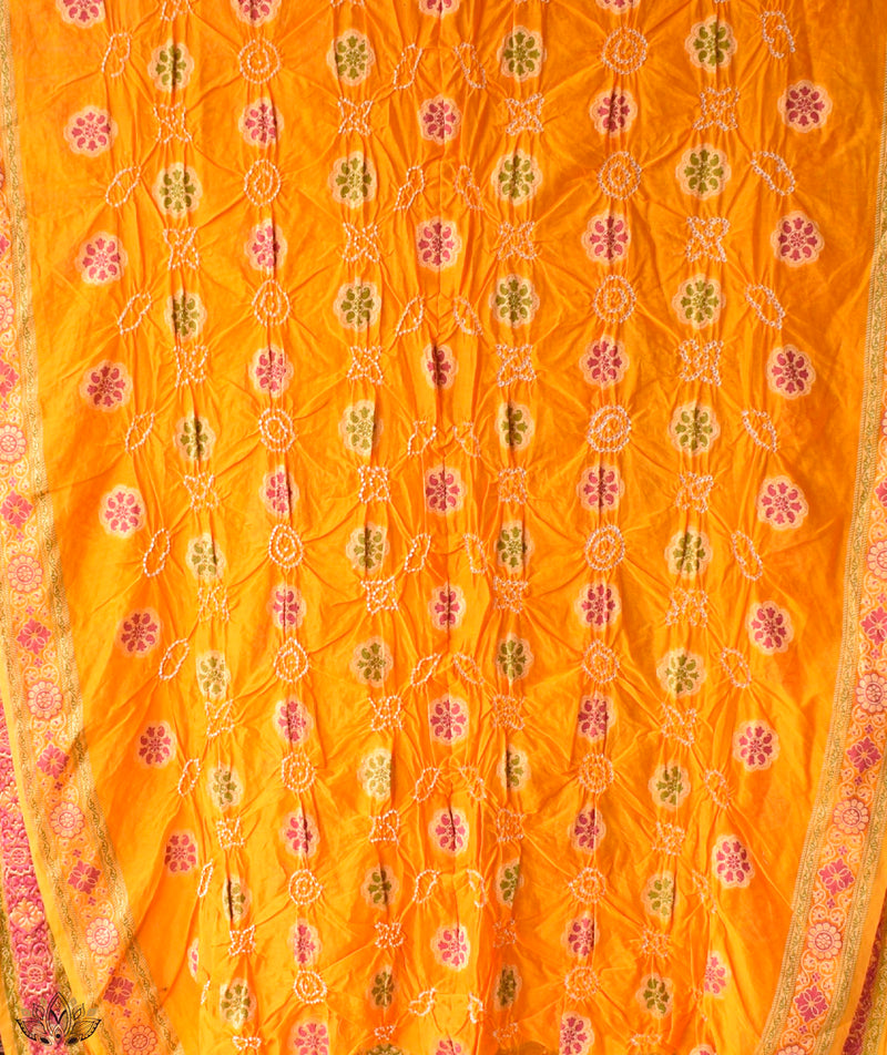 BANDHANI COTTON SUIT PIECE