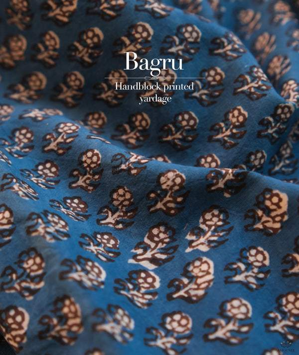 Bagru Handblock Printed cotton Fabric