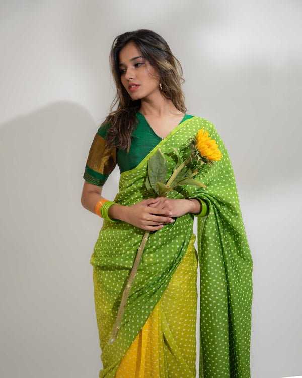 Royal Blue Designer for Wedding Bandhani Saree Online