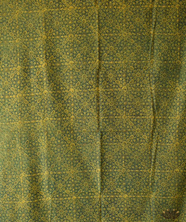 AJRAKH COTTON HAND PRINTED YARDAGE