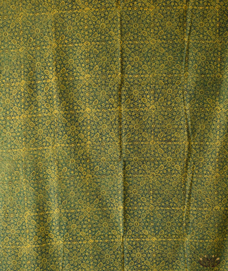 AJRAKH COTTON HAND PRINTED YARDAGE