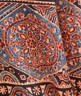 Ajrakh modal silk hand block printed stole