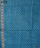 Ajrakh Modal Silk Hand Block Printed Saree