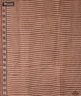 Ajrakh Modal Silk Hand Block Printed Saree