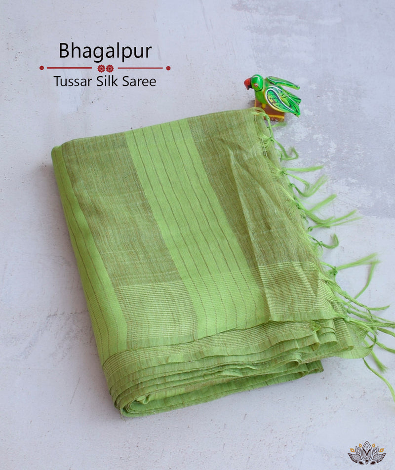 Bhagalpur Tussar silk Saree