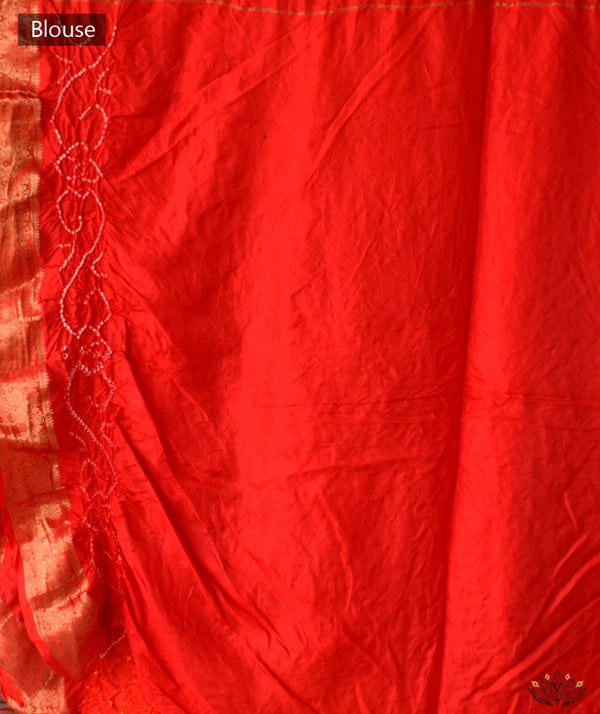 Bandhani Silk Saree