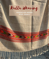 Kullu Weaving Handwoven Merino wool shawl