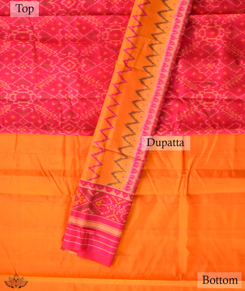 Single Ikat Patola Suit Piece