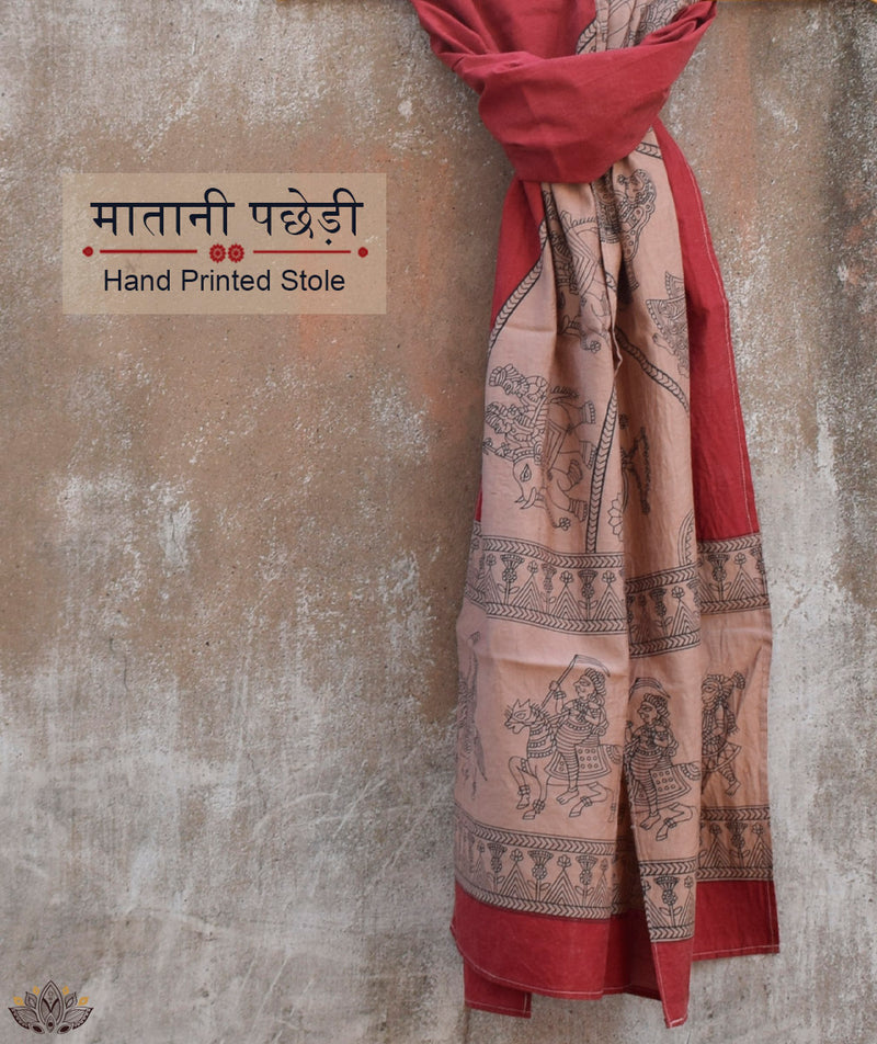 Mata ni Pachhedi Chanderi Stole