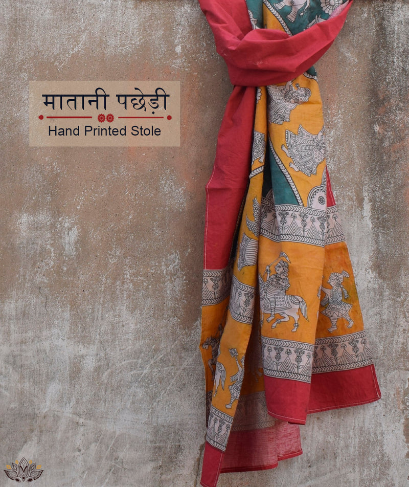 Mata ni Pachhedi Chanderi Stole