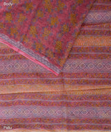 Sanganeer kota Handblock Printed Saree